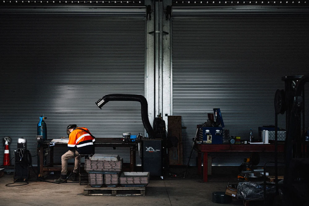 A wide view of the Baxter Auckland workshop