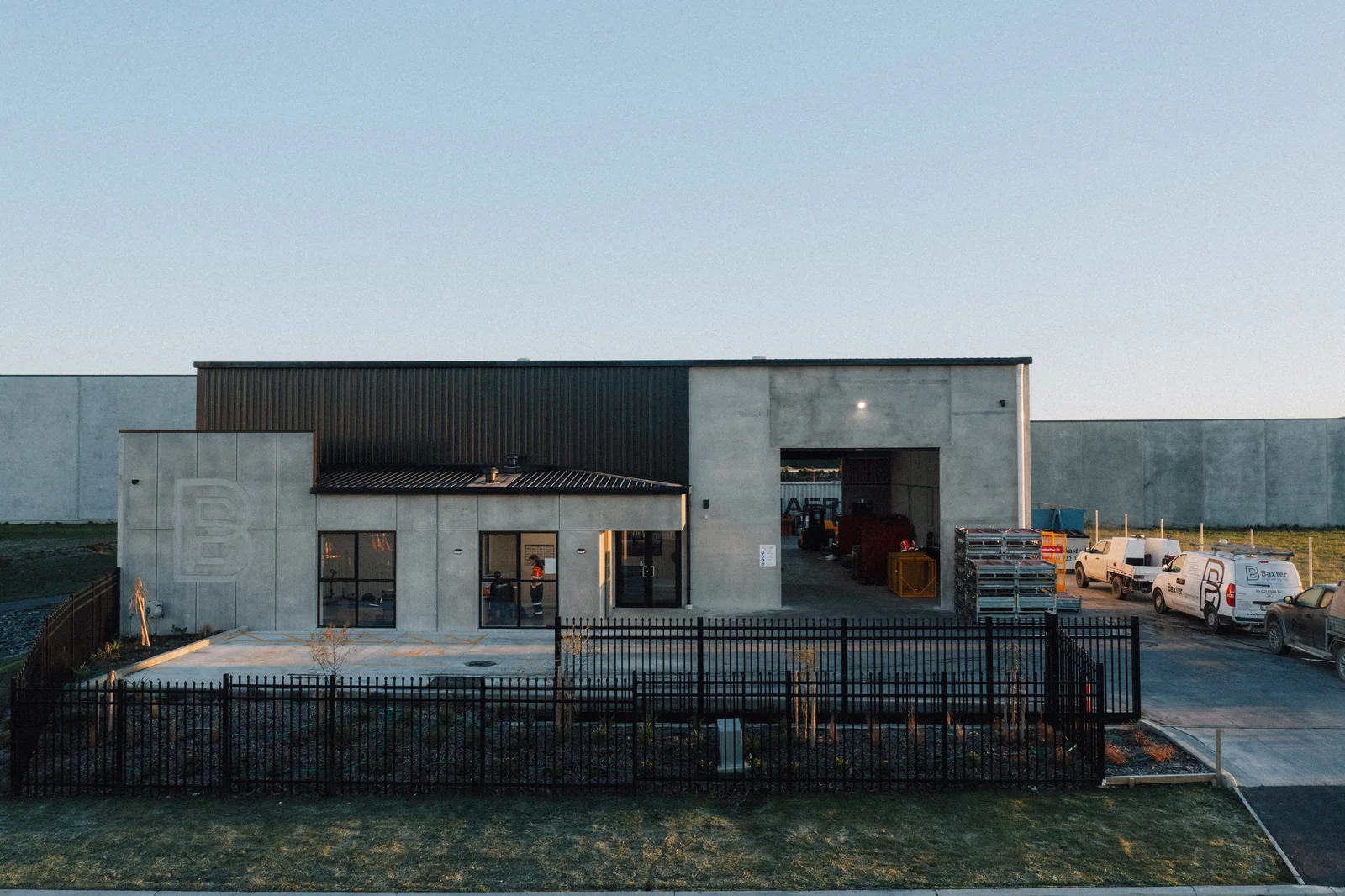 Baxter Engineering workshop at 33 Cargo Drive, Rolleston
