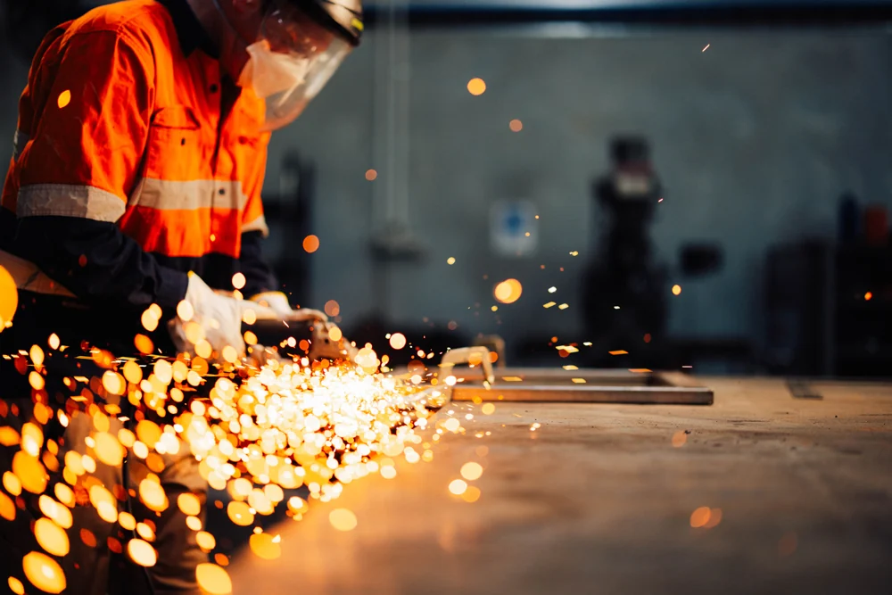 Grinding work at Baxter’s Rolleston workshop